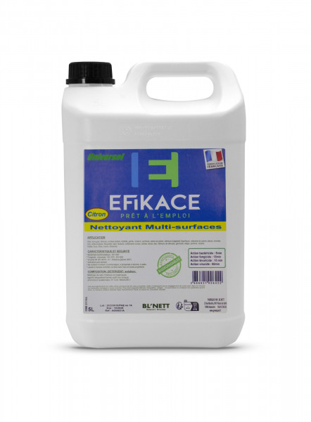 EFIKACE UNIVERSEL PAE NC 16 NETTOYANT MULTI-SURFACES CITRON 5L (4U)