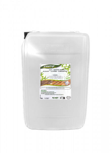 LOMERAX TRAITEMENT ANTI MOUSSE-ALGUES-LICHENS POUR EXTERIEUR MAISON 20L (1 U)