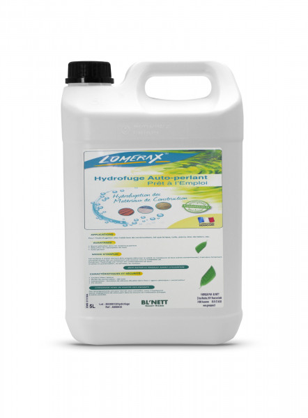 LOMERAX HYDROFUGE AUTO-PERLANT PAE POUR MATERIAUX DE CONSTRUCTION 5L (4U)