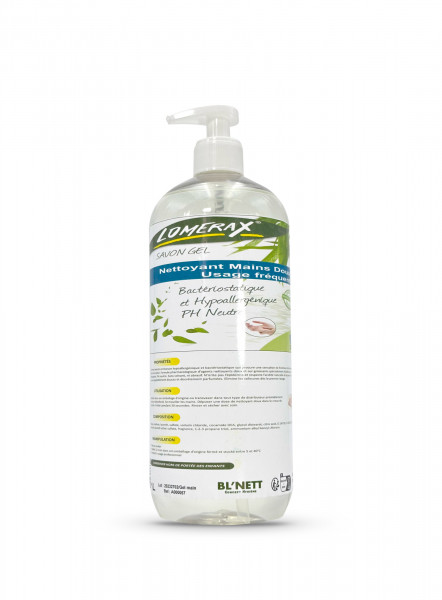 LOMERAX SAVON GEL POUR LES MAINS HYPOALLERGENIQUE PH NEUTRE SANS SOLVANT 1L (6U)