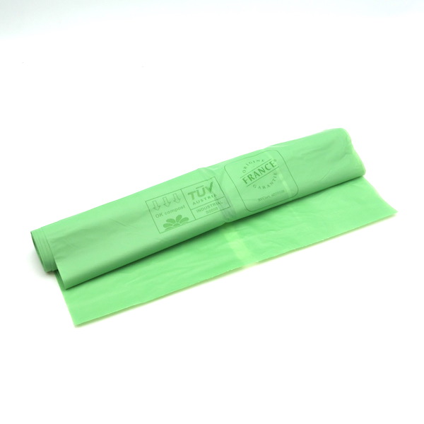SAC POUBELLE BIOSOURCE VERT DECHETS COURANTS - visuel 1