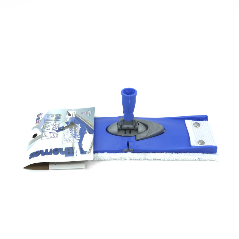 SET LAVAGE A PLAT DOUILLE A VIS AVEC HOUSSE MICROFIBRE (1 U)