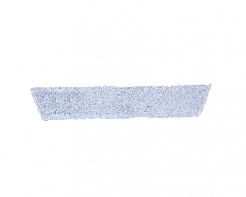 FRANGE MICROFIBRE BLEUE BOUCLETTE PR BALAI TRAPEZE VELCRO 55 CM (1 U)