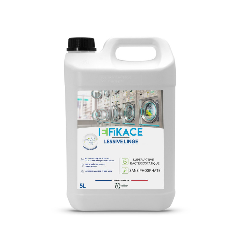 LESSIVE SUPER ACTIVE BACTERIOSTATIQUE EFIKACE TOUS TEXTILES SANS PHOSPHATE