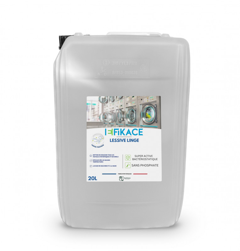 LESSIVE SUPER ACTIVE BACTERIOSTATIQUE EFIKACE TOUS TEXTILES SANS PHOSPHATE