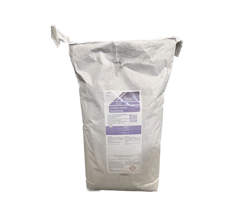 LESSIVE LINGE DESINFECTANTE EN POUDRE 15 KG TOUS TEXTILES (1 U)